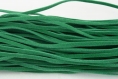 5 x 1 m laniéres de laine feutrée " vert " largeur 3 mm / 5x1 mètres 