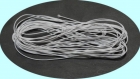 10 m x 0,5 mm fil nylon tressé élastique blanc 