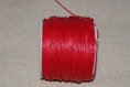5 m x 1mm coton ciré rouge 1 millimètre par 5 mètres qualité a+ 