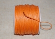 5 m x 1mm coton ciré orange 1 millimètre par 5 mètres qualité a+ 