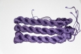 Lot de 3 x 25 m fil nylon tressé 1mm violet 