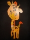 Girafe en bois avec personnalisation de votre choix 