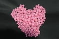 Assortiment 240 perles de 6 à 12 mm rose clair perles acrylique rondes 