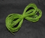 10m coton ciré 1mm vert anis par 10 mètres 