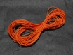 10m coton ciré 1mm orange par 10 mètres 