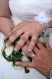 Bracelet mariage fleur en organza ivoire 