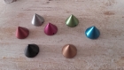 Lot de 10 perles cones couleurs mixte 
