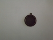 Support cabochons bronze rond30mm 