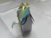 Ballotins maison décorée d'un cerf-volant et nuage en 3 dimension 