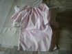 Chemise de nuit fillette coton rose 2/3ans 