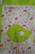 Couverture bébé thème oiseaux, rose vert, pour myla