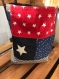 Grand sac cabas patchwork étoile 