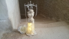 Porte-bijoux mannequin et robe dentelle lumineux 