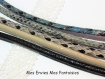5 x 20 cm, cordon imitation cuir 5mm idéal bracelet manchette couleur mix #2 