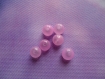 Perles rondes en verre 8 mm vente par lot de 10 