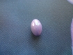 Perles acryliques ovales et nacrées 13 x 18 mm par lot de 4 