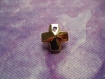 Croix dorée en pendentif 14 x 14 mm par lot de 3 