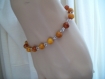 Trés beau bracelet en perle d'ambre 