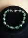 Joli bracelet couleur vert d'eau 