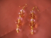 Boucle d'oreilles en perles de verre