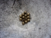 Lot de 20 perles intercalaires lisse bronze 6mm 
