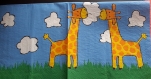 Serviette en papier 'quand les girafes mangent les nuages...' 