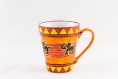 Tasse / mug 30 cl en porcelaine peint à la main motif éléphant 