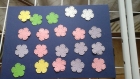 Lot de 20 fleurs en papier scrapbooking 