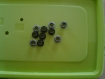 Joli lot de 25 oeillets taille 8 mm gris 