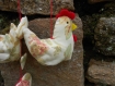 Mobile poulette et coeur 