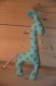 Lot de deux doudous : maman girafe et son girafon 