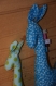 Lot de deux doudous : maman girafe et son girafon 
