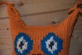 La tite chouette orange tricotée main 