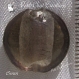 4 perles gris-noir galets pastilles verre souffle lampwork 15mm *l172 