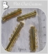 1 fermoir aimantÉ 5 anneaux metal dorÉ anneaux 30mm (3cm) *o109 