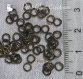 400 anneaux 4mm metal couleur bronze pour breloques chaine mousquetons *j19 