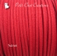 3m cordon daim rouge velvet fil 3x1mm textile suedine *c29 