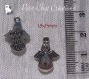 20 breloques anges perles charms en métal argenté 18mm x 13mm *b495 
