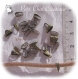 50 belieres metal bronze anneaux pour perles breloques pendentifs 7x3mm *j133 