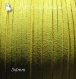 1m cordon suedine daim velvet fil textile jaune poussin 3x1mm *c174 