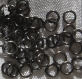 100 anneaux 4mm metal noir gris "hÉmatite" pour breloques chaine mousquetons *u10 