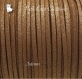 3 mètres fil suédine 3x1mm cordon daim velvet textile marron caramel paillettes 3mm x 1mm *c139 