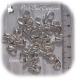 10 mousquetons 12mmx6mm fermoirs 12x6mm metal argente clair pour chaine collier bracelet *m2 