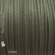 3 mètres de fil suédine vert kaki foncé 3mm x 1mm cordon daim velvet textile 3x1mm *c161 
