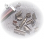 Mix 60 pinces embouts cache noeuds métal argenté 6mm 8mm 10mm 13mm 16mm 22mm *au16 