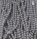 100 perles rondes gris argent 6mm en verre nacre renaissance *ru29.9 