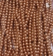 100 perles rondes marron-cafÉ 6mm en verre nacre renaissance *ru29.2 