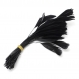 Lot 10 plumes noires 130mm-190mm décoration bijou collier broche rideaux vêtement *p64 