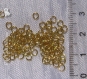 400 anneaux 3mm metal dore or clair pour breloques chaine mousquetons *o168.400 