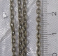 1m chaine 3x2mm maillon forÇat metal couleur bronze perles colliers *j1 